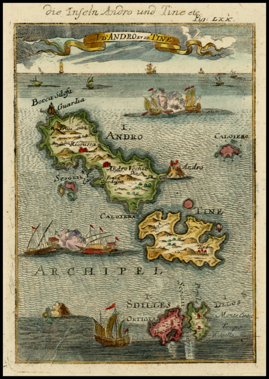 5-Balearic Islands and Greece Map By Alain Manesson Mallet