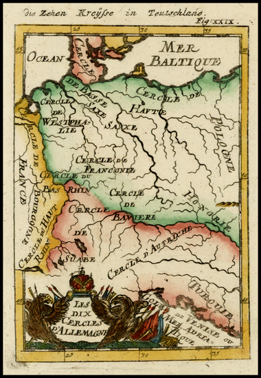 21-Poland and Germany Map By Alain Manesson Mallet