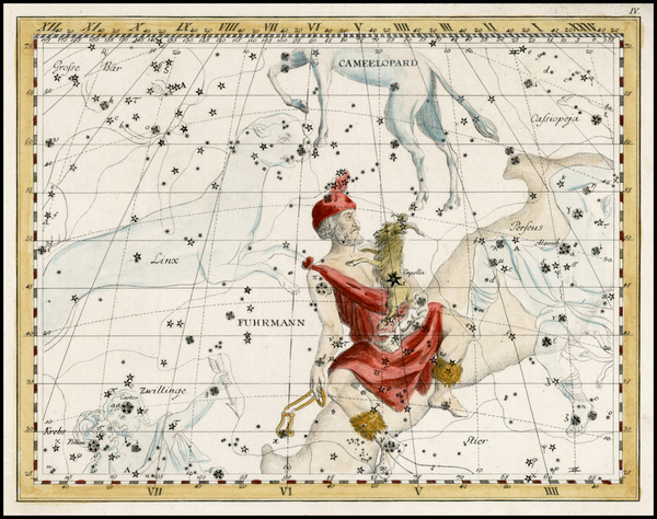 47-Celestial Maps Map By Johann Elert Bode