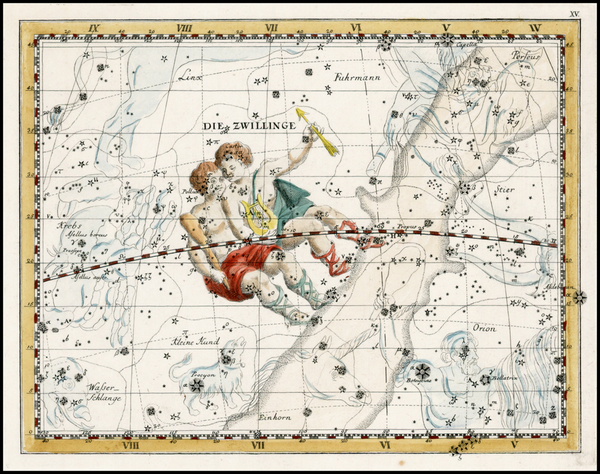13-Celestial Maps Map By Johann Elert Bode