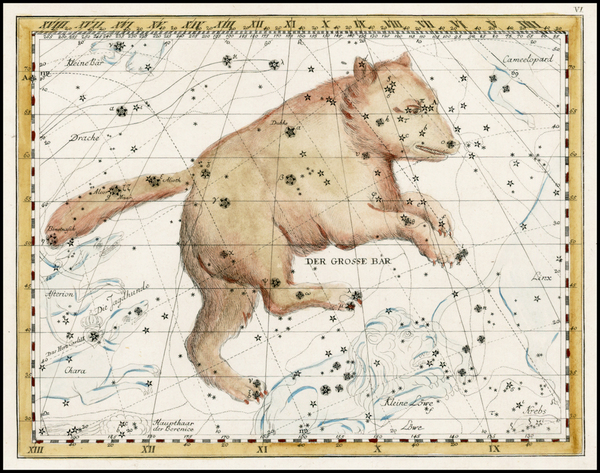 60-Celestial Maps Map By Johann Elert Bode