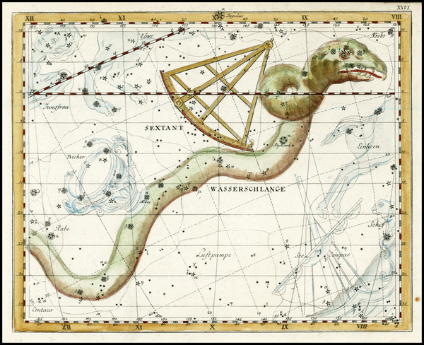 84-Celestial Maps Map By Johann Elert Bode