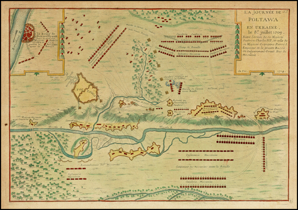 37-Ukraine Map By Nicolas de Fer