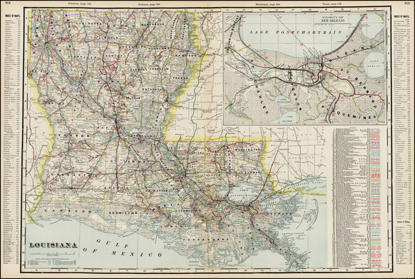 47-South Map By George F. Cram