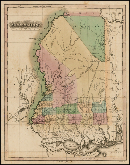 27-South Map By Fielding Lucas Jr.