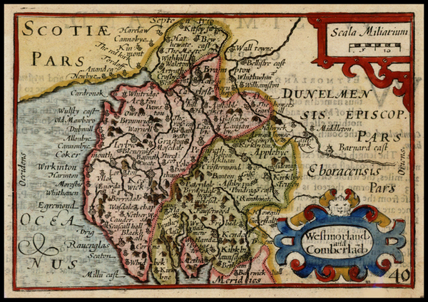 8-Scotland Map By John Speed