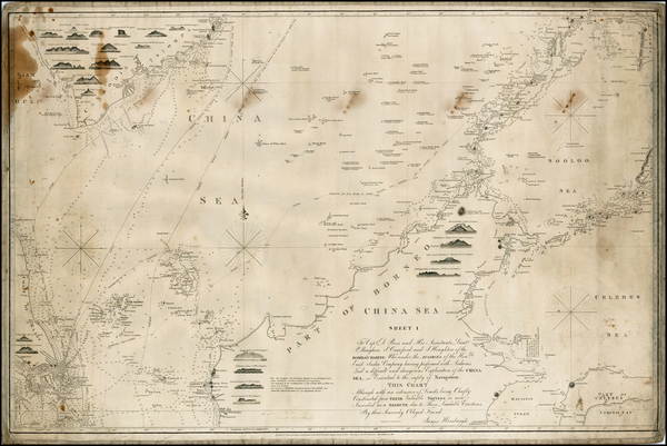 27-Southeast Asia and Philippines Map By James Horsburgh