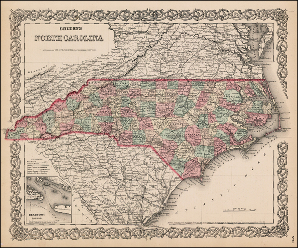 23-Southeast Map By Joseph Hutchins Colton