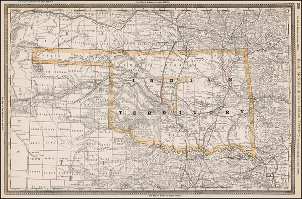 84-Plains and Southwest Map By Rand McNally & Company