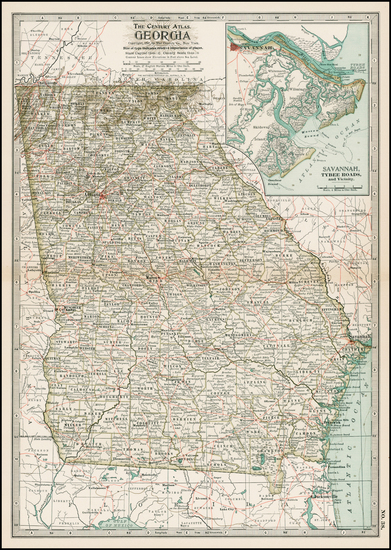 15-Southeast Map By The Century Company