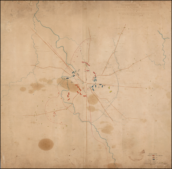 100-South and Southeast Map By J.E. Weyss / Nathaniel Michler