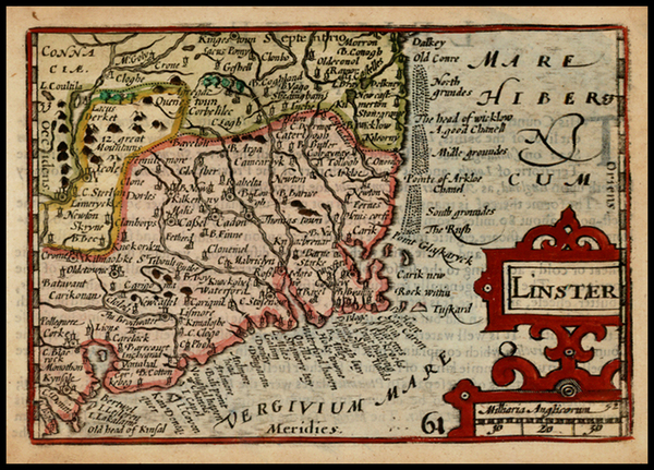 7-Ireland Map By John Speed