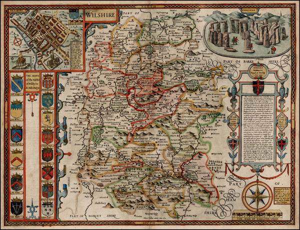 14-British Isles Map By John Speed