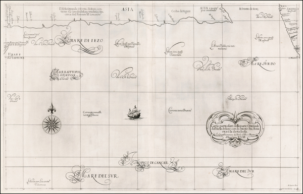 32-Pacific Ocean, Alaska, Japan and California Map By Robert Dudley