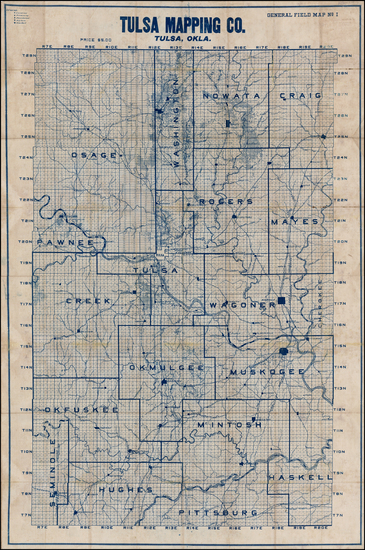 65-Plains and Southwest Map By Tulsa Mapping Co.