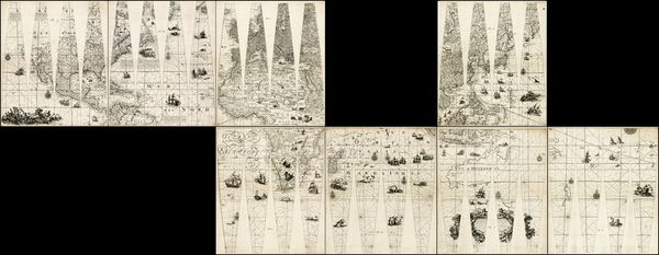 14-World and World Map By Johann Friedrich Endersch