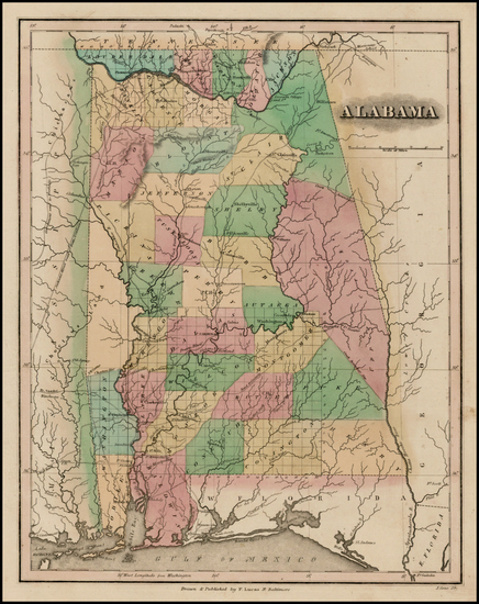 98-South Map By Fielding Lucas Jr.