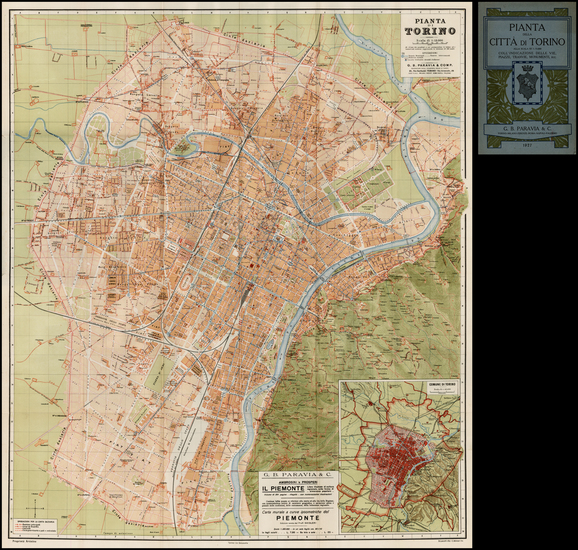 0-Italy, Northern Italy and Other Italian Cities Map By G.B. Paravia