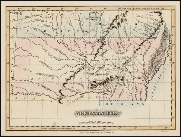 37-South Map By Fielding Lucas Jr.