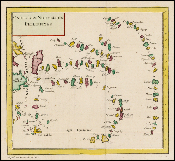 2-Philippines, Other Islands and Other Pacific Islands Map By Jacques Nicolas Bellin