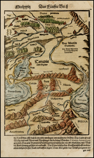 99-Russia, Ukraine and Central Asia & Caucasus Map By Sebastian Munster