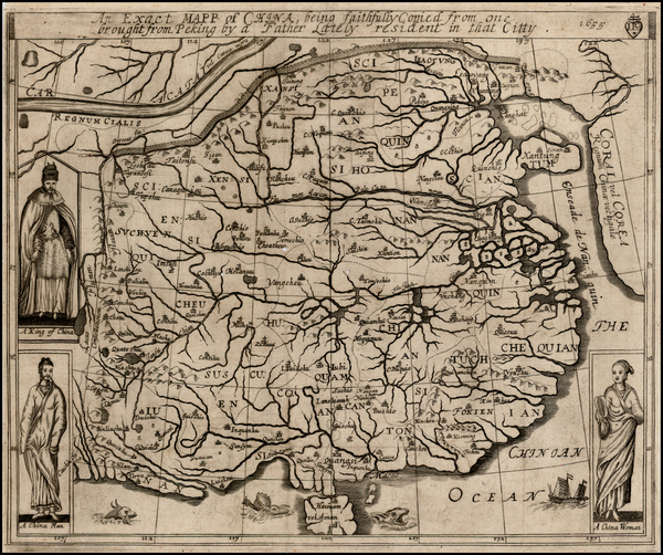 4-China and Korea Map By Alvarez de Smedo / John Webb