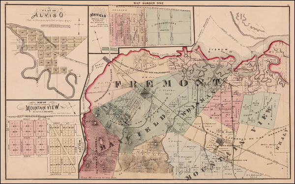 32-California Map By Thompson & West