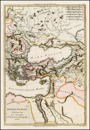 65-Turkey, Mediterranean, Turkey & Asia Minor, Balearic Islands and Greece Map By Rigobert Bon