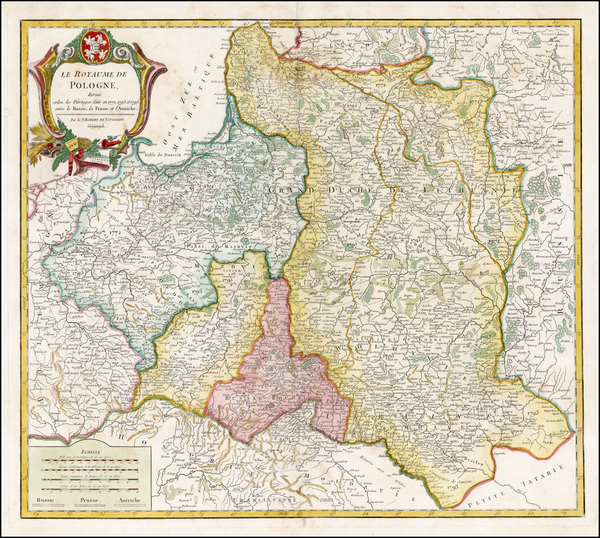 5-Poland Map By Gilles Robert de Vaugondy