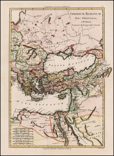 44-Mediterranean, Turkey & Asia Minor, Balearic Islands and Greece Map By Rigobert Bonne