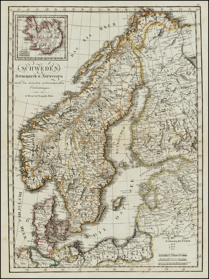 98-Baltic Countries, Scandinavia and Iceland Map By Tranquillo Mollo