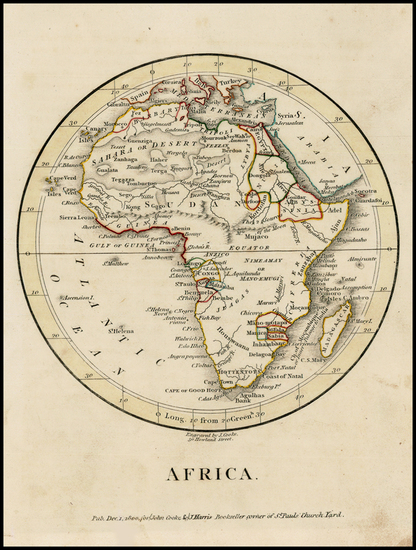 61-Africa and Africa Map By John Cooke