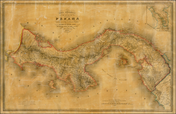 2-Central America Map By Manuel María Paz