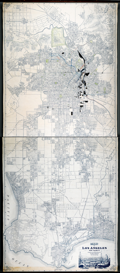 61-California Map By Edwin A. Westburg  &  Guy D. Donald