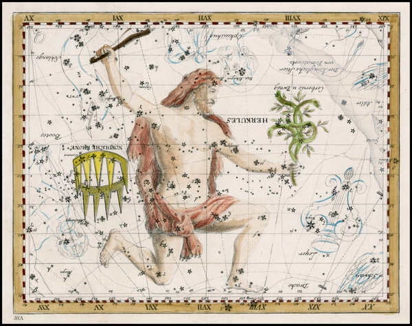 95-Celestial Maps Map By Johann Elert Bode