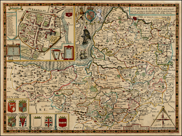 21-British Isles Map By John Speed