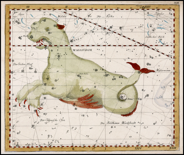 47-Celestial Maps Map By Johann Elert Bode