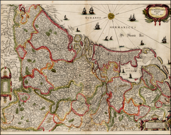 11-Netherlands Map By Frederick De Wit