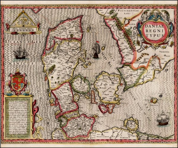 5-Scandinavia Map By Johannes Cloppenburg