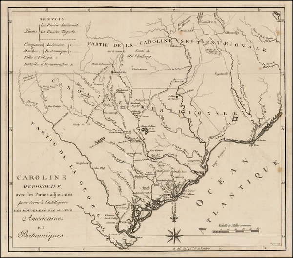 11-Southeast Map By Charles Picquet