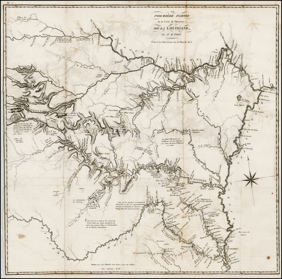 50-Texas, Plains, Southwest and Rocky Mountains Map By Zebulon Montgomery Pike