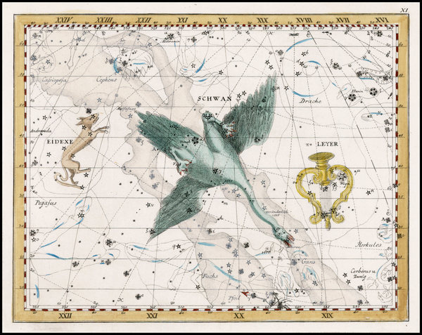 55-Celestial Maps Map By Johann Elert Bode