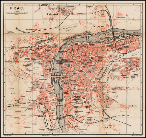 59-Czech Republic & Slovakia Map By Wagner & Debes