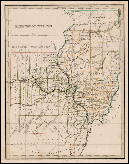 3-Midwest and Plains Map By Thomas Gamaliel Bradford