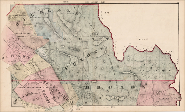 31-California Map By Thompson & West