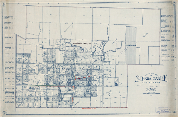 61-California Map By William F. Bixby