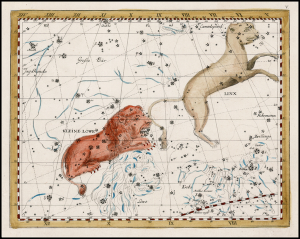 15-Celestial Maps Map By Johann Elert Bode