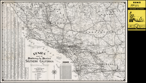 93-California Map By Jack J. Renie