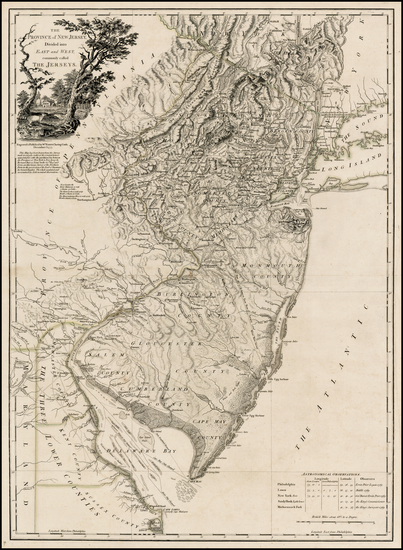 60-Mid-Atlantic Map By William Faden