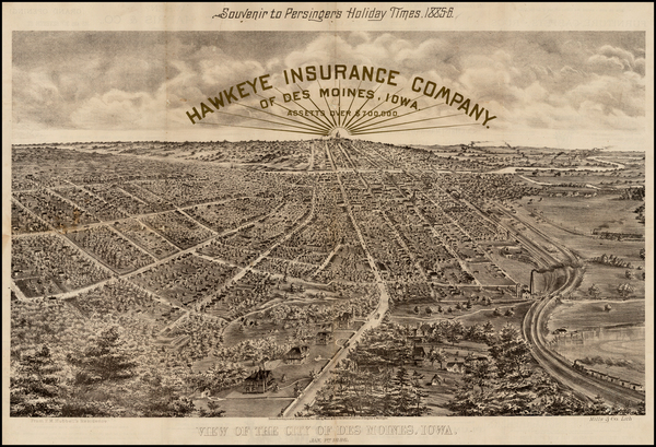 92-Midwest Map By Mills & Co.